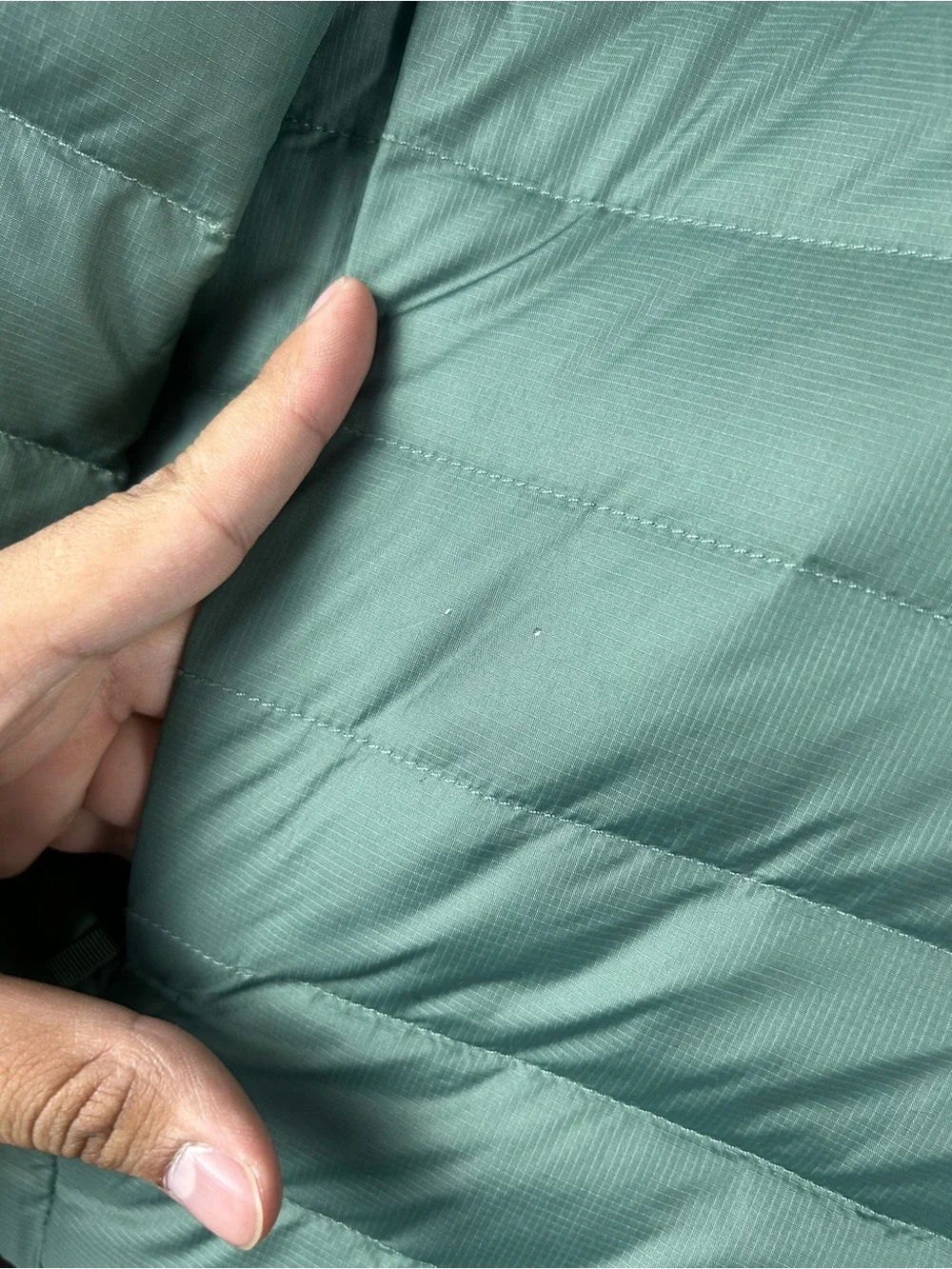 The North Face Men’s Sage Green Quilted Puffer Jacket